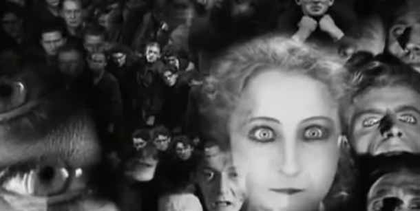 Una scena di "Metropolis" di Fritz Lang Una scena di "Metropolis" di Fritz Lang
