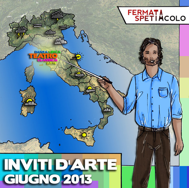 inviti d'arte giugno 2013 - illustrazione Emanuela Lazzarini