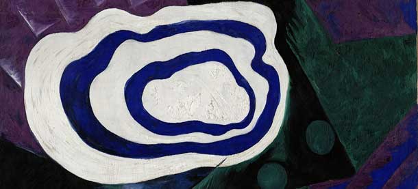 Natal'ja Gončarova (Nagaevo 1881-Parigi 1962), Il vuoto, 1913-1914, olio su tela; cm 80 x 106. Mosca, Galleria Statale Tret’jakov, inv. Ž-1543 Natal'ja Gončarova (Nagaevo 1881-Parigi 1962), Il vuoto, 1913-1914, olio su tela; cm 80 x 106. Mosca, Galleria Statale Tret’jakov, inv. Ž-1543