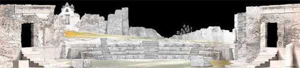 Bozzetto della scenografia di "Cavalleria rusticana" Bozzetto della scenografia di "Cavalleria rusticana"