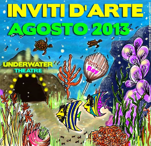 Copertina di Emanuela Lazzarini degli Inviti d'arte di agosto Copertina di Emanuela Lazzarini degli Inviti d'arte di agosto