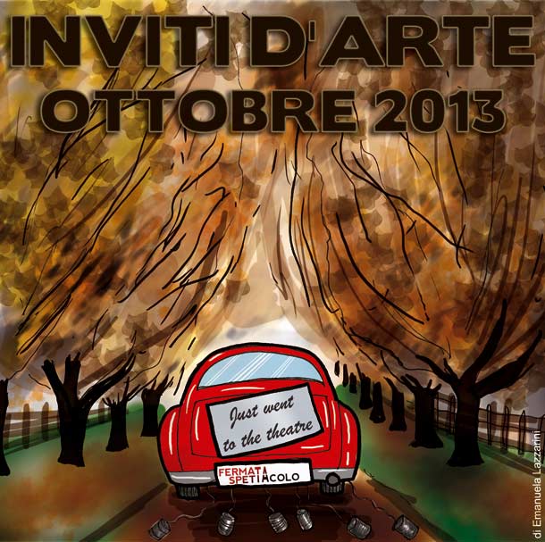 La copertina di Emanuela Lazzarini degli Inviti d'arte di ottobre 2013 La copertina di Emanuela Lazzarini degli Inviti d'arte di ottobre 2013