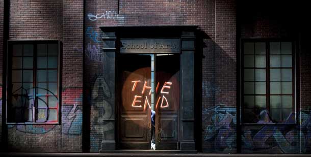 Una scena dell'Elisir d'amore in sccena al Teatro del Maggio Musicale Fiorentino Una scena dell'Elisir d'amore in sccena al Teatro del Maggio Musicale Fiorentino