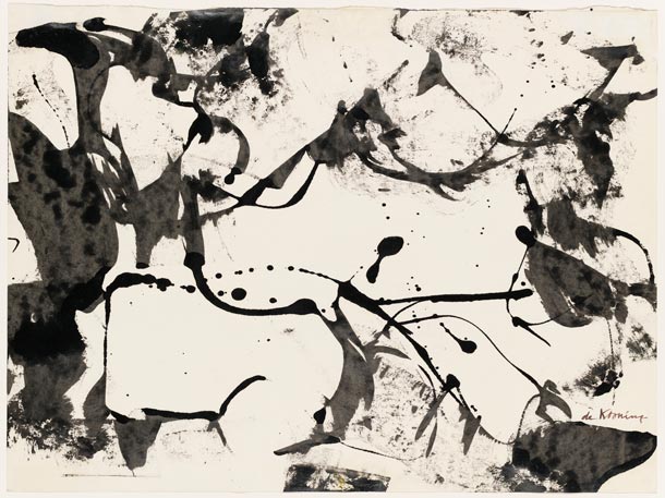 Willem de Kooning   Landscape, Abstract,  c. 1949 Olio su carta, 48,9 x 64,9 cm © Whitney Museum of American Art © The Willem de Kooning Foundation by SIAE 2013 Willem de Kooning   Landscape, Abstract,  c. 1949 Olio su carta, 48,9 x 64,9 cm © Whitney Museum of American Art © The Willem de Kooning Foundation by SIAE 2013