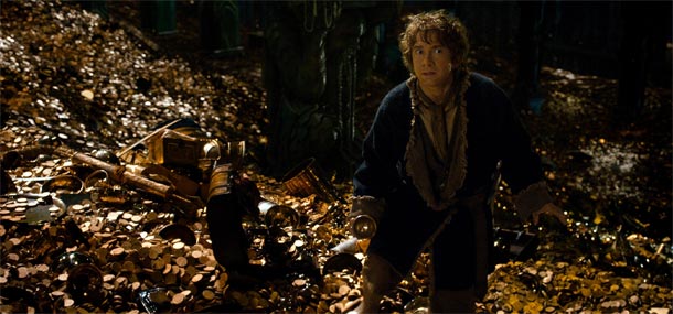 Una scena del film "Lo Hobbit: La Desolazione di Smaug"