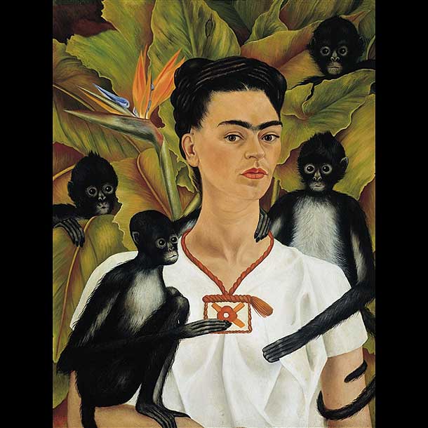 Frida Kahlo. Autoritratto con vestito di velluto, 1926. Olio su tela, cm 79,7 x 59,9. Collezione Privata © Banco de México Diego Rivera & Frida Kahlo Museums Trust, México D.F. by SIAE 2014 Frida Kahlo. Autoritratto con vestito di velluto, 1926. Olio su tela, cm 79,7 x 59,9. Collezione Privata © Banco de México Diego Rivera & Frida Kahlo Museums Trust, México D.F. by SIAE 2014
