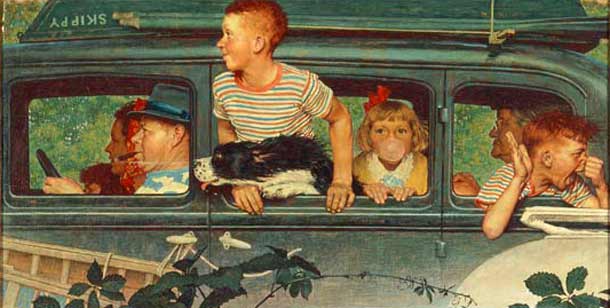Going coming_American Chronicles: The Art of Norman Rockwell