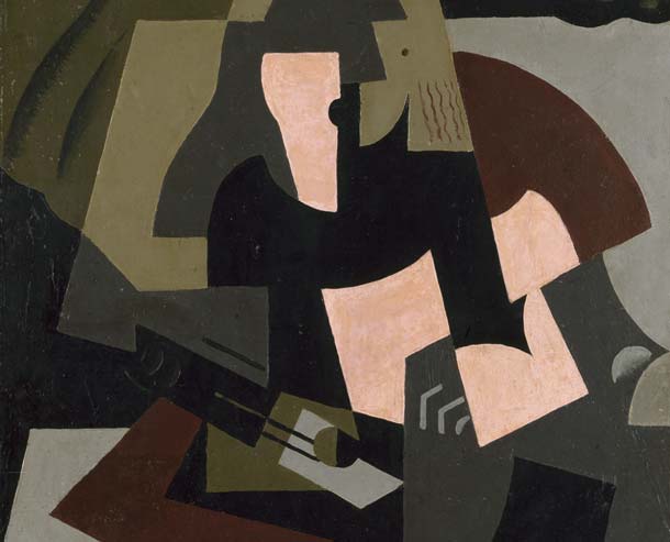 María Blanchard (Santander 1881-Parigi 1932) Donna con chitarra 1917, olio su tela, cm 100 x 72. Collezione del Museo Nacional Centro de Arte Reina Sofía, Madrid María Blanchard (Santander 1881-Parigi 1932) Donna con chitarra 1917, olio su tela, cm 100 x 72. Collezione del Museo Nacional Centro de Arte Reina Sofía, Madrid