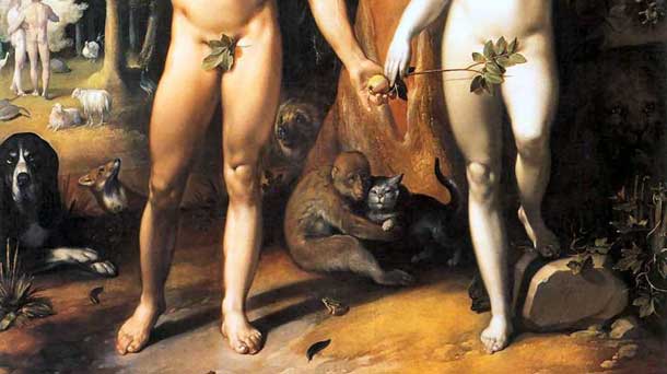 Cornelis van Haarlen “Il Peccato Originale” del 1592 Cornelis van Haarlen “Il Peccato Originale” del 1592