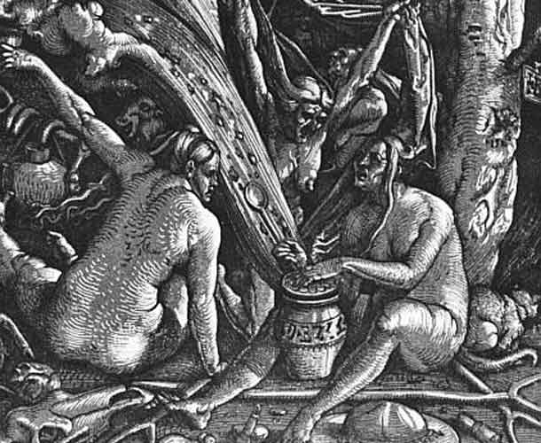 Streghe al Sabba_particolare Streghe al Sabba_particolare