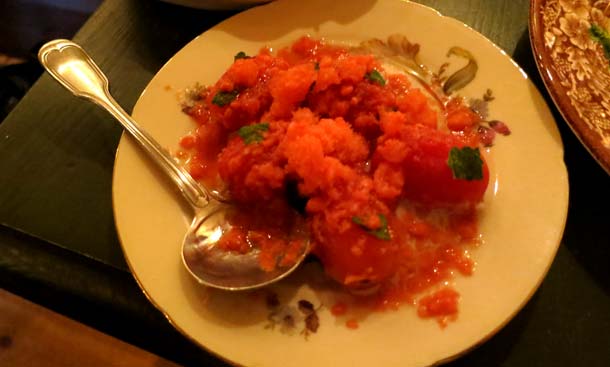 Tomato salad with anchovies - Barbara Fish House Tomato salad with anchovies - Barbara Fish House