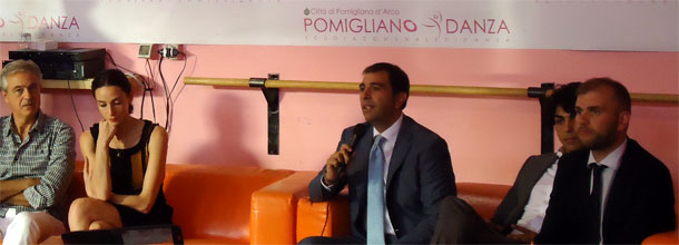 La conferenza stampa di Pomigliano Danza La conferenza stampa di Pomigliano Danza