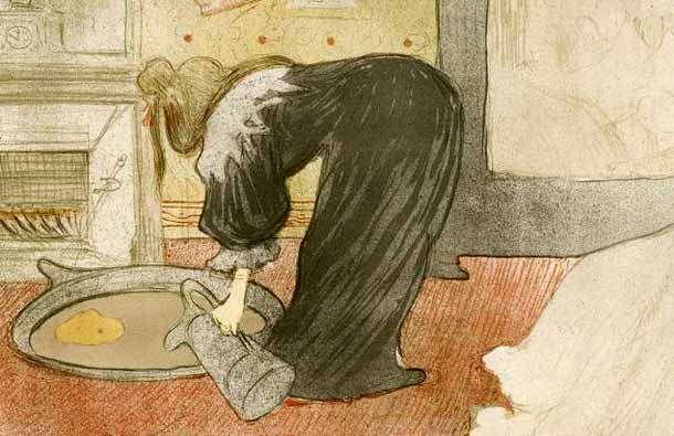 Woman at the Tub - The Tub, 1896 - Lithograph Woman at the Tub - The Tub, 1896 - Lithograph