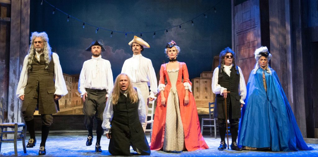 Nella foto Geppy Gleijeses e Andrea Giordana ne IL BUGIARDO - foto Tommaso Le Pera Il Bugiardo - foto Tommaso Le Pera