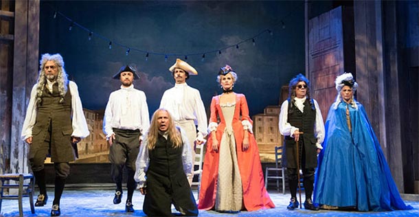 Nella foto Geppy Gleijeses e Andrea Giordana ne IL BUGIARDO - foto Tommaso Le Pera Nella foto Geppy Gleijeses e Andrea Giordana ne IL BUGIARDO - foto Tommaso Le Pera