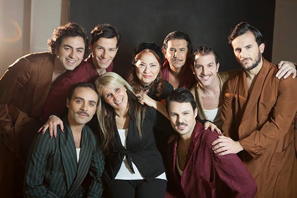 Il cast di Domus Amoris di Maria Verde